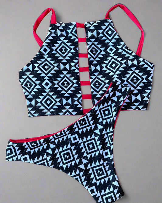 “Buckle Bunny” Reversible Swimsuit