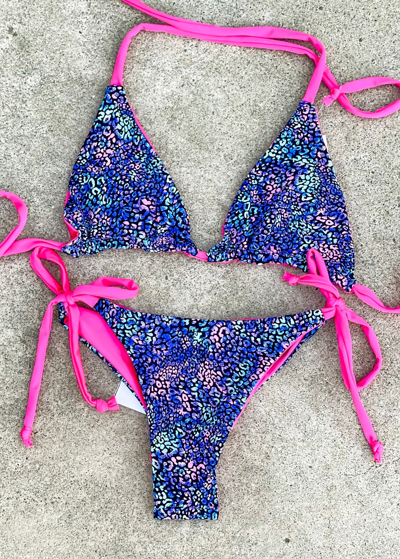 Hot Pink Cheetah Swimsuit