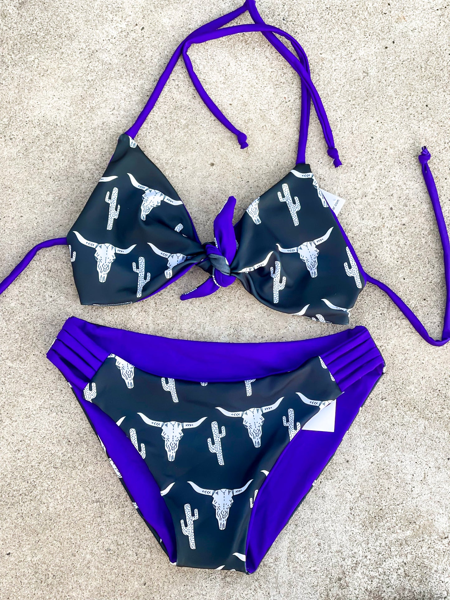 Black Cowskull Swimsuit