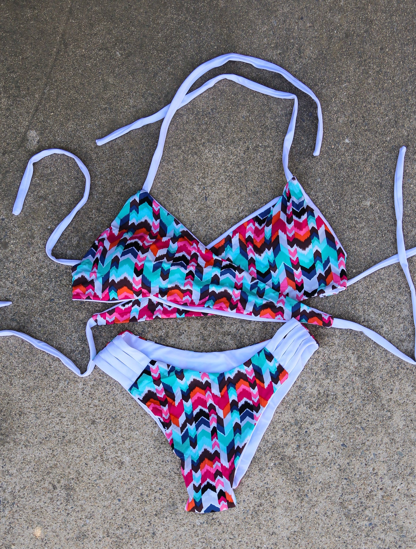 Chevron Western Swimsuit