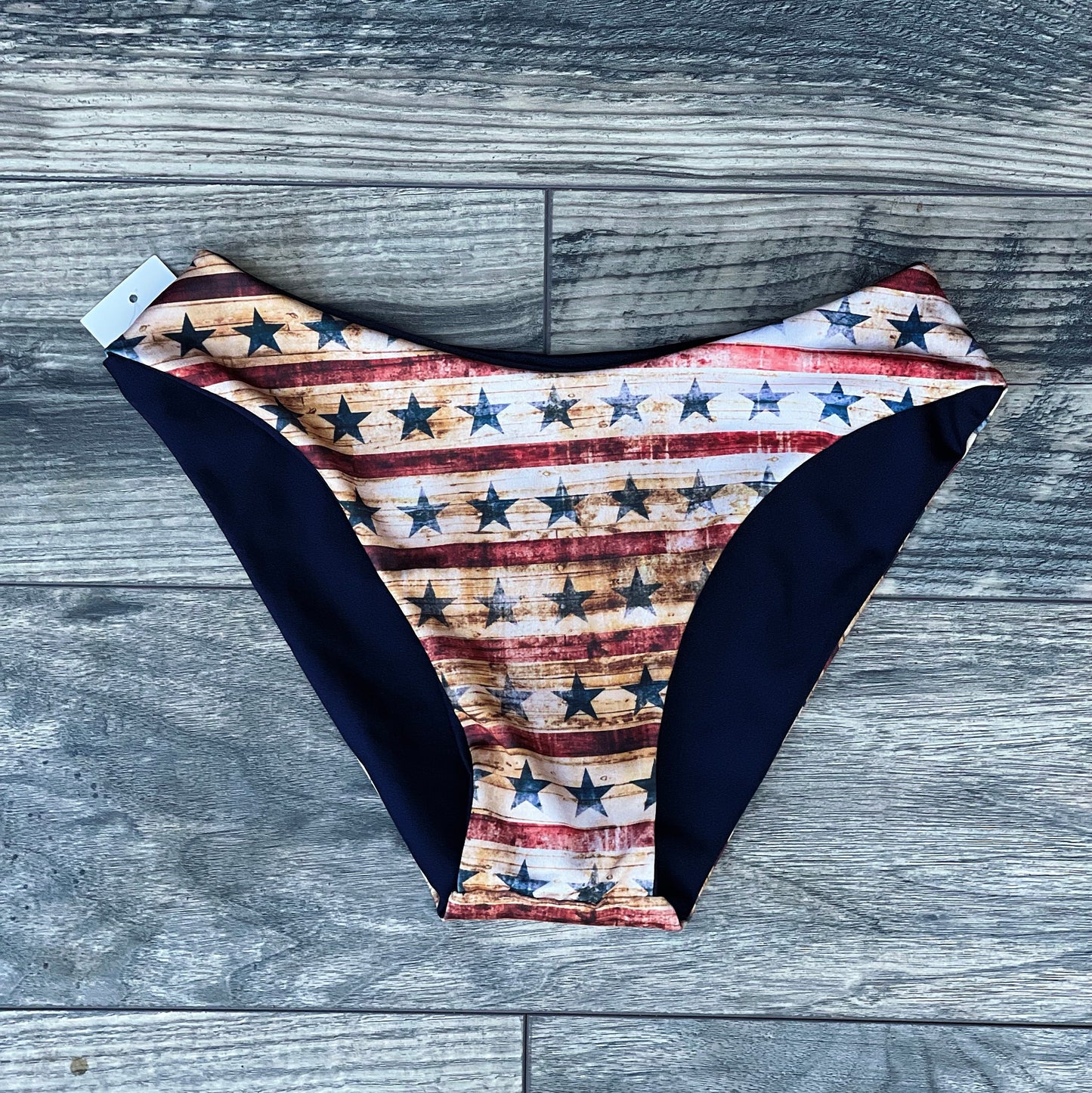Reversible Rustic Stars and Stripes Bottoms